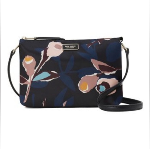 Kate Spade Yellow and Blue Floral Tote 4 PIECE SET! WEEKEND SALE ONLY - Picture 7 of 14